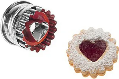 Produktbild von Westmark 35042291 Linzer-Ausstechformen Edelstahl, rostfrei, Herz, silber (1 Stück)