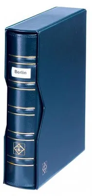 Produktbild von Ringbinder OPTIMA, im ClassicDesign SIGNUM, Beschriftungsfeld inkl. Schutzkassette, blau