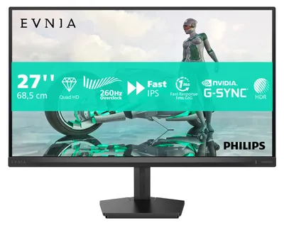 Image de Écran PC Gamer - PHILIPS - 27'' - QHD - 260 Hz OC (240 Hz natif) - Dalle IPS rapide - 0,5 ms - 27M2N3500PF/00