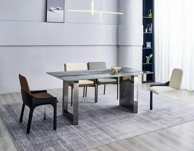 Produktbild von Esszimmer Designer Set 6x Stühle Esszimmergarnitur Essgruppe 7tlg Set