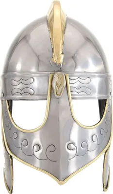 Immagine prodotto di vidaXL Elmo di Beowulf Replica antica per LARP Argento Acciaio