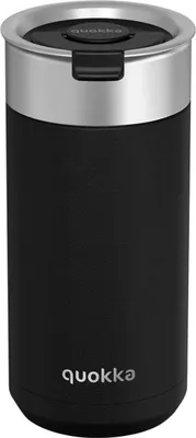 Zdjęcie produktu dla Quokka Boost Coffee Tumbler - Kubek termiczny ze stali nierdzewnej z zaparzaczem 400 ml (Carbon Black)