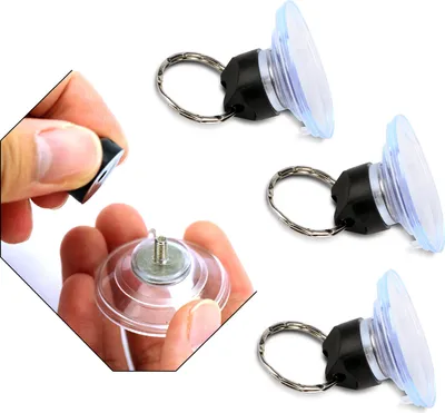 Obrázok produktu pre Sada 30 prísaviek 40 mm so skrutkovacím krúžkom (tyč M4)