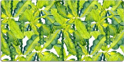 Produktbild von Schreibtischmatte Tischunterlage 100x50 cm Mauspad - Aquarellblätter