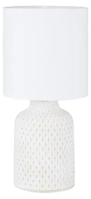 Immagine prodotto di Lampada Da Scrivania Contemporanea Bellariva 1 Luce Vetroceramica Bianco Panna