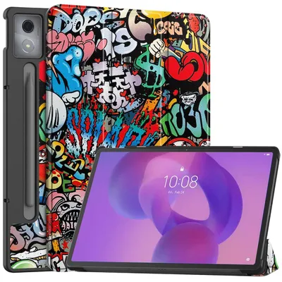 Immagine prodotto di Per Lenovo Idea Tab Pro 3folt Wake UP Smart Cover Tablet Case Sleeve Graffiti