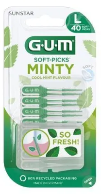 Produktbild von Gum Soft-Picks Minty large 40 St