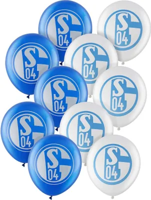 Produktbild von FC Schalke 04 S04 Luftballons 10er Pack gemischt