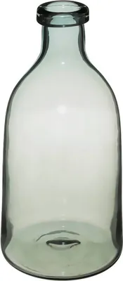 Obrázek produktu pro Flaschenvase "House" - Glas - grau - H29 cm - Atmosphera interior designer
