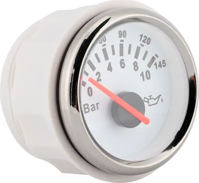 Zdjęcie produktu dla Miernik ciśnienia oleju, wskaźnik ciśnienia oleju 52 mm, wskaźnik ciśnienia oleju, miernik ciśnienia oleju 24V 12V, wskaźnik ciśnienia oleju LED