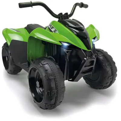 Immagine prodotto di INJUSA Kawasaki KFX90: quad elettrico a 12V per bambini dai 2 anni in su, con motore a batteria e marcia avanti e indietro