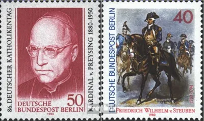 Produktbild von Briefmarken Berlin (West) 1980 Mi 624,628 (kompl.Ausgaben) postfrisch Katholikentag