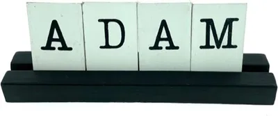 Produktbild von BaumwolleCounts Buchstabenregal - Schwarz - ca. 13 cm | Babyzimmer Ideen