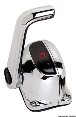 Produktbild von Steuerbox mit einem Hebel für einen Motor chro B501CH - Osculati 45.254.01