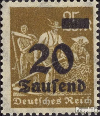 Produktbild von Briefmarken Deutsches Reich 1923 Mi 281 gestempelt Hochinflation