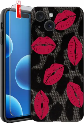 Obrázok produktu pre ETUI do iPhone 15 WZORY| WALENTYNKOWE SERCE | CASE + SZKŁO 9H