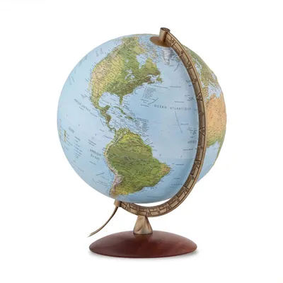 Image de Globe lumineux Ø 30 cm - Primus Relief (Français)