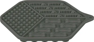 Image de Tapis à lécher pour chats SILICONE gris Zolux