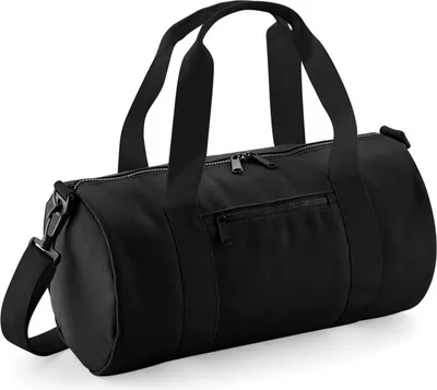 Image de BagBase BG140S | Mini Barrel Bag / 40 x 20 x 20 cm - Couleur : Noir/Noir - Taille : 40 x 20 x 20 cm