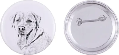 Obrázok produktu pre Labrador retriever I – odznak s vaším psom, pridajte svoju vlastnú fotografiu, značka Art-Dog