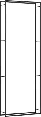 Obrázek produktu pro vidaXL Police na palivové dřevo matná černá 110x28x312 cm ocel