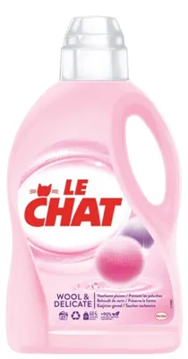 Productafbeelding van Le Chat vloeibaar wasmiddel - 27 wasbeurten, 1,35 liter - voor wol en delicate stoffen