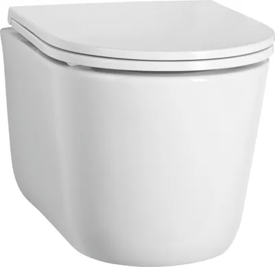 Produktbild von Cornat Wand WC spülrandlos Wirbelstrom weiß inkl. WC Sitz mit Absenkautomatik