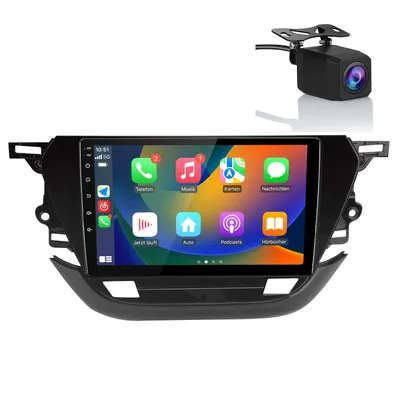 Produktbild von 9'' carplay android auto 2+64GB Geeignet für Opel Corsa F 2019-2023 SWC WIFI android13 GPS NAVI RDS USB FM