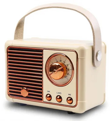 Productafbeelding van Mini-draagbare bluetooth-luidspreker, retro muziekbox voor kamer en kantoor