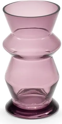 Image de Vase Serax - Vase à fleurs Marie-Ann, verre, violet, diamètre 13 cm, hauteur 22,3 cm