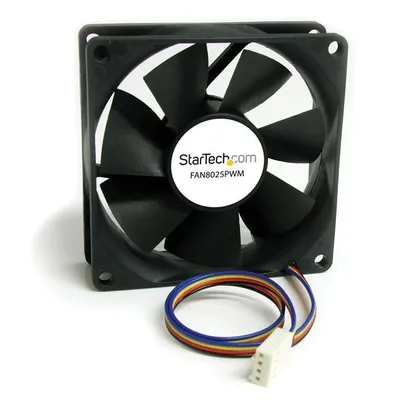 Zdjęcie produktu dla StarTech.com FAN8025PWM Wentylator do obudowy komputerowej 8 cm czarny