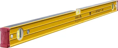 Produktbild von Stabila Type 96-2 M, Wasserwaage, 1 m, Rot, Gelb, 0,5 mm/m, Aluminium