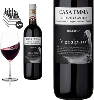 Produktbild von 12er Karton 2020 Chianti Classico Vignalparco Riserva DOCG von Casa Emma