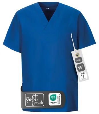 Produktbild von Schlupfkasack, uni, royal blue, 2XL : 2XL : royal blue : 50% Baumwolle 50% Polyester