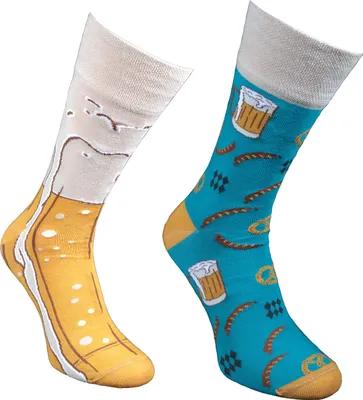Produktbild von SKIETY, Bunte Socken, Socken Baumwolle, Bier, 35-38