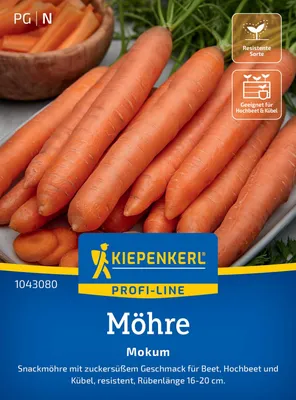 Produktbild von Kiepenkerl Möhrensamen Mokum F1 Daucus carota 4-6 lfd. Meter
