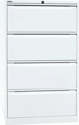 Produktbild von Bisley Hängeregistratur Schrank - 4 Schübe - Farbe: Verkehrsweiß