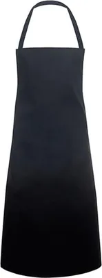 Immagine prodotto di Karlowsky BLS3 | Grembiule pettorina Basic 65/35 - 75 x 100 cm - Lavabile fino a 60°C - Colore: nero (circa Pantone Black 6 C) - Dimensioni: 75 x 100 cm