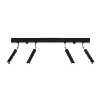 Zdjęcie produktu dla Spot EYETECH czarny-chromowany 4xG9x12W metal wym:23x60x3cm IP20 Sollux Lighting