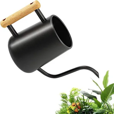 Obrázek produktu pro Malá konvice o objemu 1 l s dlouhým výtokem a dřevěnou rukojetí