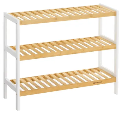 Image de CALICOSY - Etagère à chaussures 3 niveaux - L70 cm