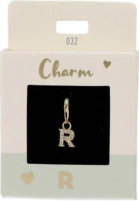 Produktbild von Depesche Charms Express Yourself für Halsketten und Armbänder : R gold Charms Express Yourself für Halsketten und Armbänder: R gold