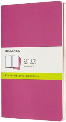 Immagine prodotto di Taccuini Moleskine Cahier L, trasparenti, 3 pezzi, rosa scuro