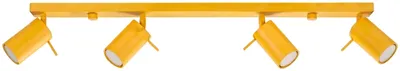 Produktbild von Plafond RING 4L gelb 4xGU10 10W Stahl 16x6x80cm Sollux Lighting