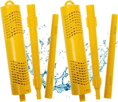Obrázek produktu pro Balení 2 ks minerálních filtračních tyčí pro lázně, bazény a vířivky – životnost 4 až 6 měsíců, dlouhotrvající filtrační vložka snižuje spotřebu chlóru a bromu, univerzální použití s účinnou adsorpcí