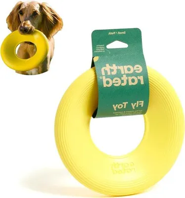 Produktbild von Kleines gelbes Spielzeug für Hunde, schwimmt im Wasser