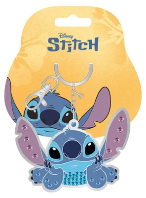 Obrázok produktu pre Stitch – kovový prívesok na kľúče