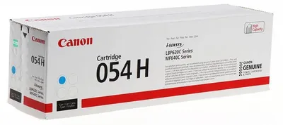 Produktbild von Canon 054 H High Yield Toner-Cartridge, Cyan, 2300 Seiten, Cyan, 1 Stück(e)