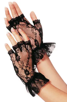 Produktbild von Fingerlose Netzstrumpf Handschuhe