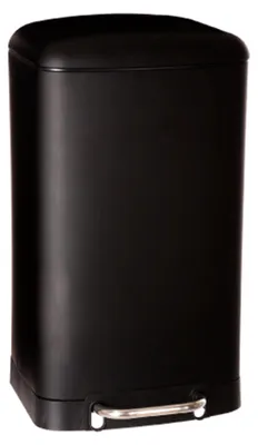 Produktbild von 5five Simply Smart Pedal-Abfalleimer Ariane, Mülleimer, Edelstahl, Kunststoff, Schwarz, 30 L, 133684